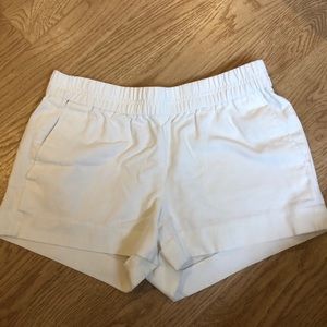 J Crew White Cotton Shorts